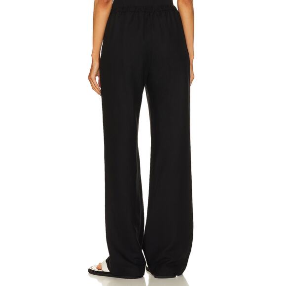Enza Costa 'Everywhere' Black Tencel Pant Size 1 - Picture 1 of 5